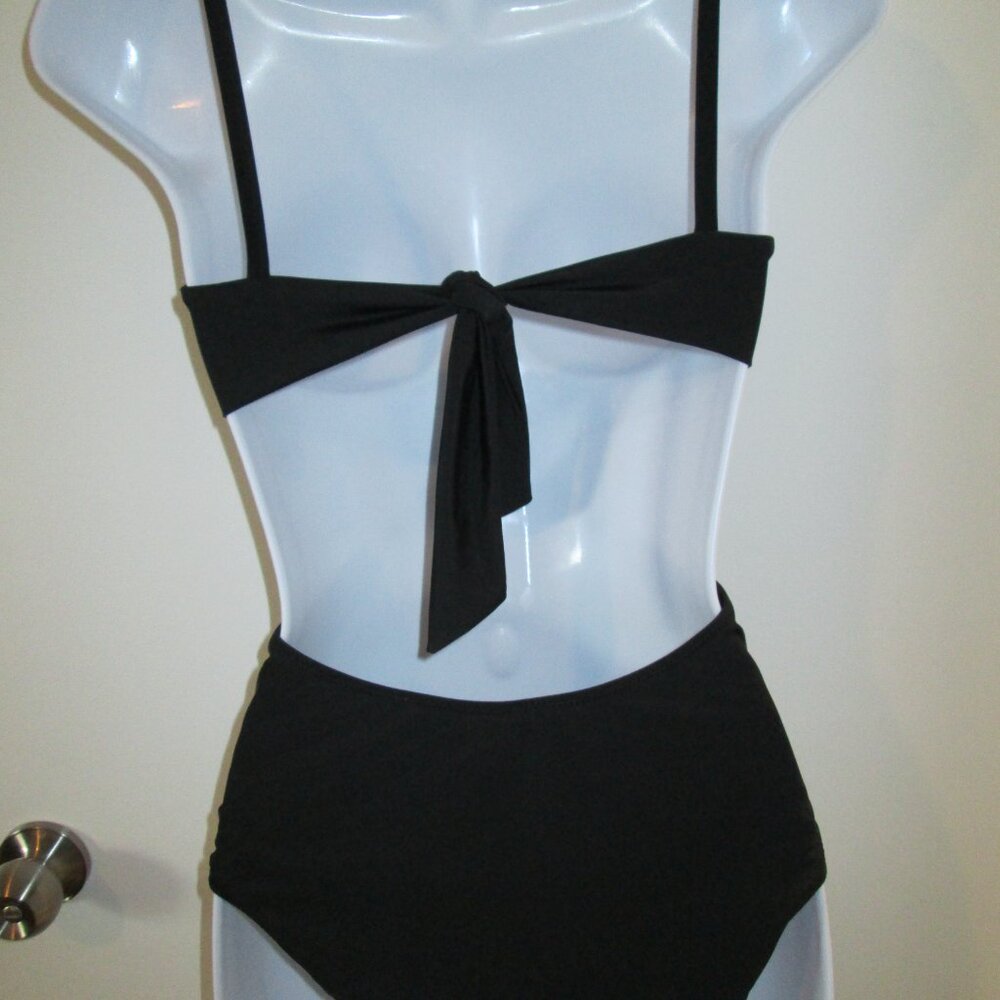 Bar III Women's Tell Me About It Stud One-Piece Swimsuit Sz L - Picture 12 of 13